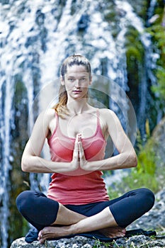 Yoga outdoors