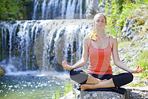 Yoga outdoors