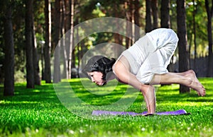 Yoga in the park