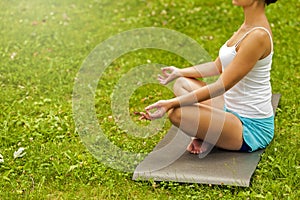 Yoga in the park