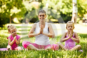 Yoga in the park