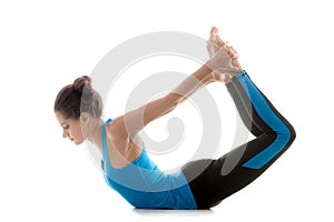 Yoga pose dhanurasana