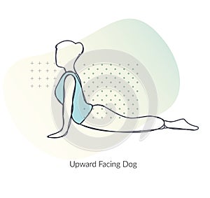 Yoga Pose - Healthy Living - Illustration