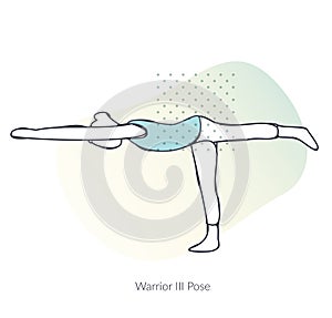 Yoga Pose - Healthy Living - Illustration