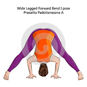 Yoga pose Prasarita Padottanasana A