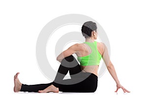 Yoga pose for spine, hips and shoulders