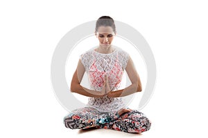 Yoga pose sukhasana