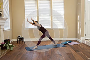 Yoga Pose Transition to Intense Side Stretch