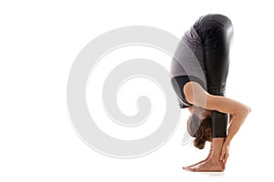 Yoga pose uttanasana