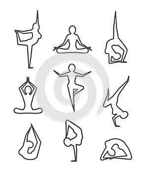 Yoga poses