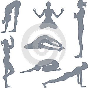 Yoga postures photo