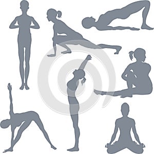 Yoga postures photo