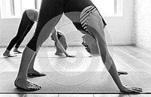 Yoga Practice Exercise Class Concept