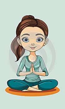 Yoga Serenity - Calm Practice Character