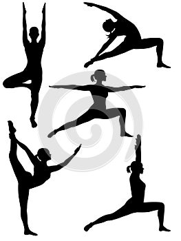 Yoga silhouette 2