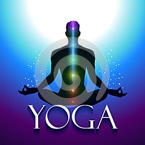 Yoga Silhouette Chakra