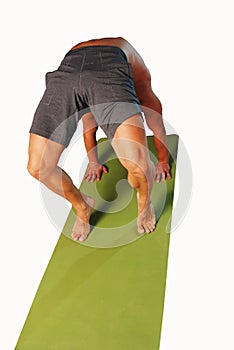 Yoga stretch Isolated