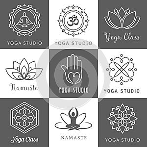 Yoga Studio Icons