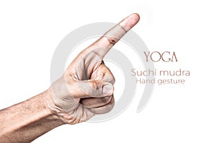 Yoga Suchi mudra