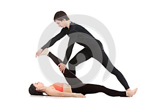 Yoga with trainer