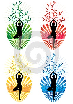 Yoga tree love health