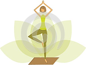 Yoga tree pose