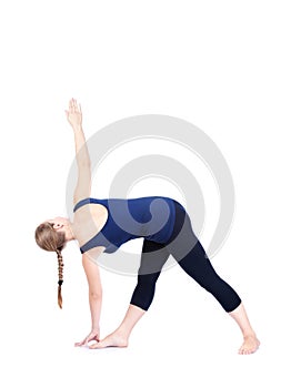 Yoga triangle pose