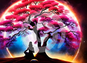 Yoga under the Tree of Life