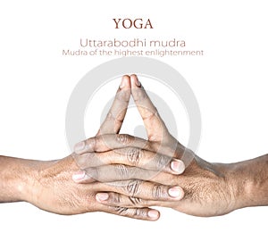 Yoga Uttarabodhi mudra photo