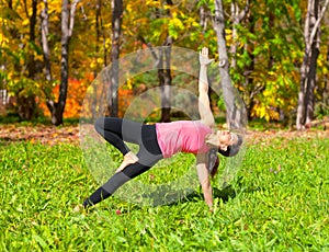 Yoga vasishthasana pose