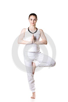 Yoga Vrikshasana pose