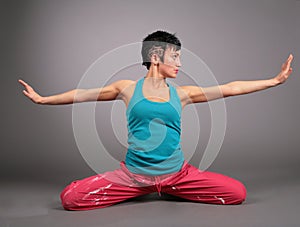 Yoga woman in sportswear