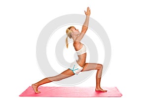 Yoga Woman Stretching