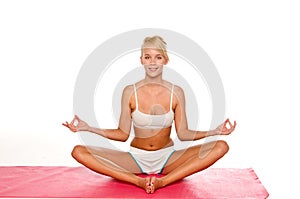 Yoga Woman Stretching