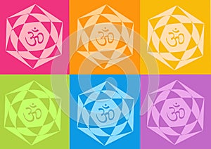 Yoga yantras flowers