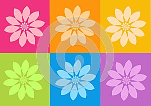 Yoga yantras flowers