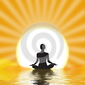 Yogui meditación 