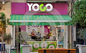 Yogo yoghurt cafe in Thessaloniki, Greece