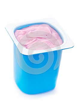 Yogurt in blue box