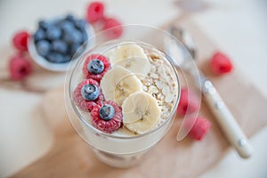 Yogurt with fresh fruit
