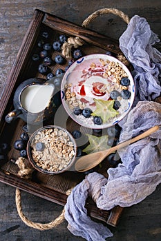 Yogurt smoothie bowl