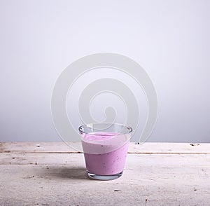 Yogurth with fresh berries photo