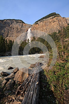 Yoho River and Takakkaw Falls