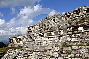 Yohualichan pyramids in cuetzalan puebla mexico III