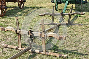 Yoke of an ox cart