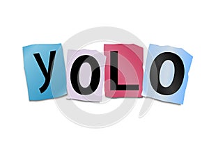 YOLO concept.