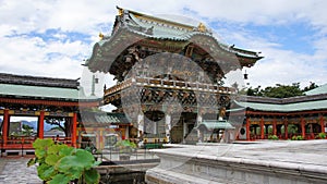 Yomeimon gate of Kosanji Temple in Japan