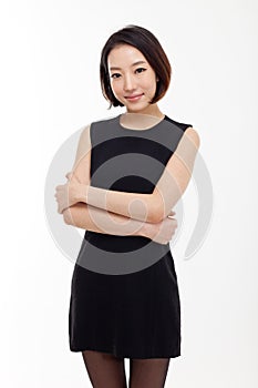 Yong pretty Asian business woman