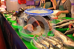 Yongan fish market situated at Yongan Fishing Harbor