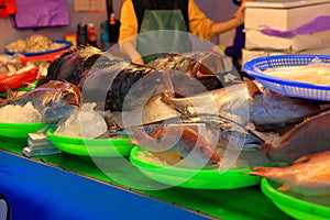 Yongan fish market situated at Yongan Fishing Harbor